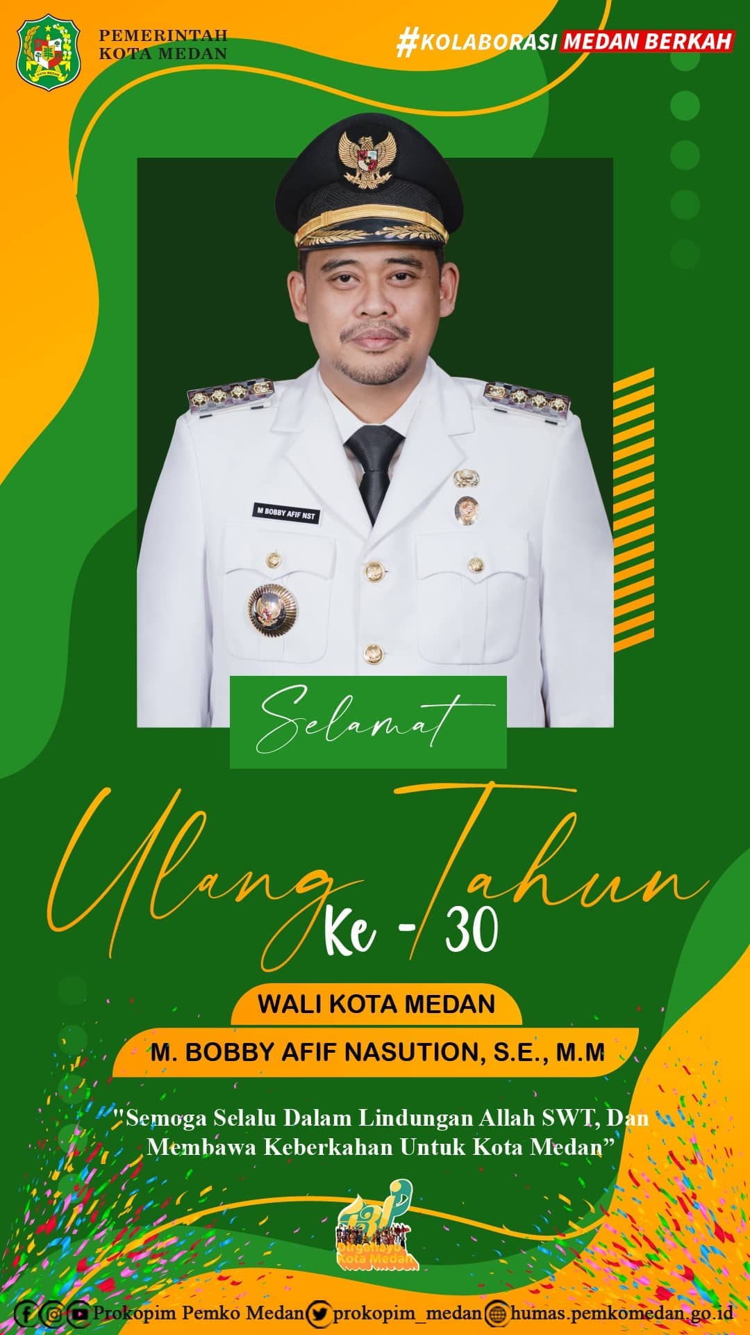 HUT WALIKOTA MEDAN KE-30