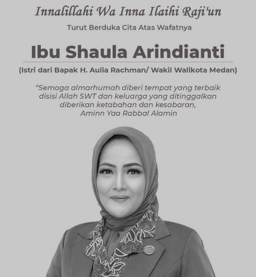 Lurah Simpang Tanjung beserta Jajaran Mengucapkan turut berdukacita atas Wafatnya Ny. Hj. Shaula Arindianti Aulia Rachman